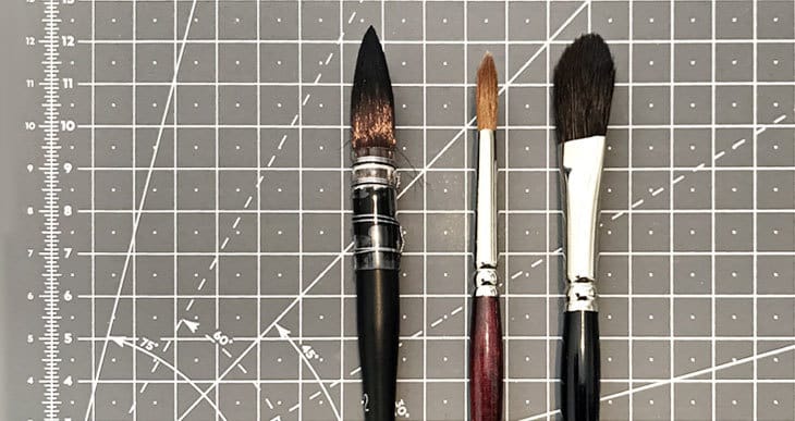 watercolor brush size chart