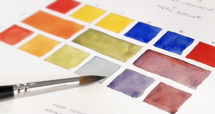 Guide to recommended watercolor palette colors