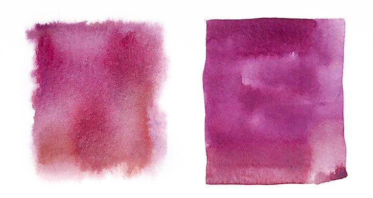 Watercolor wet on wet vs wet on dry – tutorial, tips & tricks