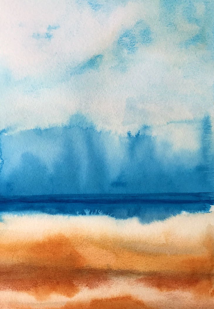 abstract seascape