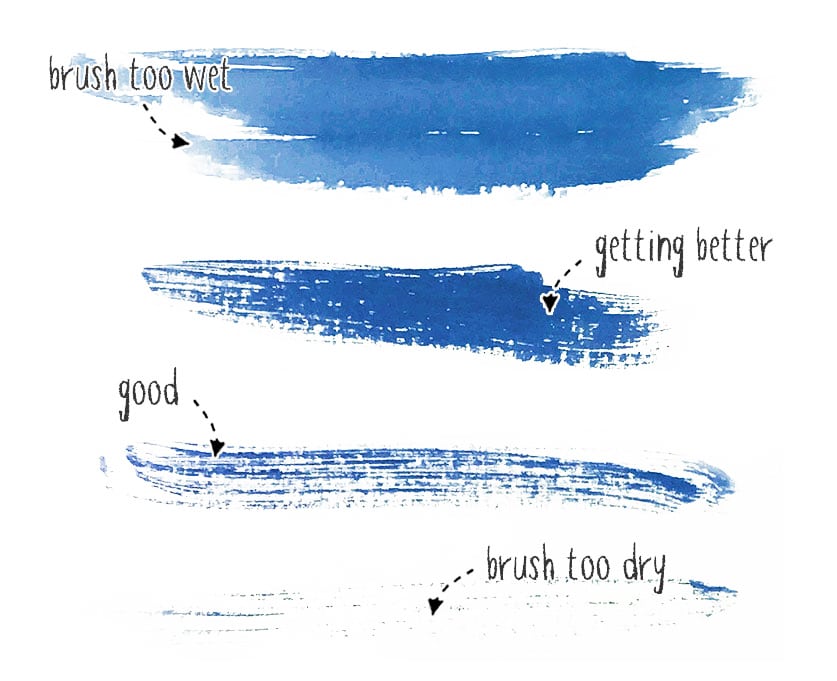 dry-brush-technique