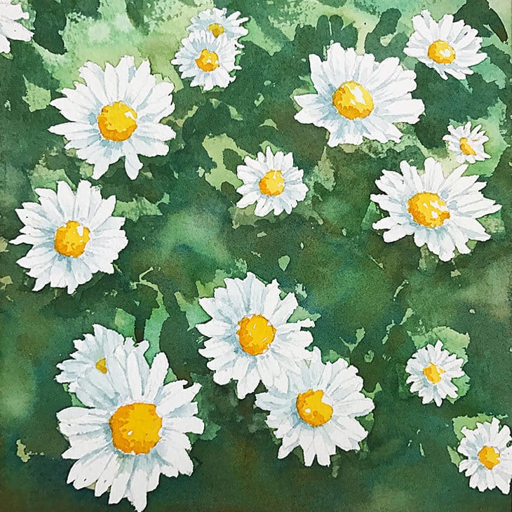 How To Paint Watercolor Flowers For Beginners Step By Step