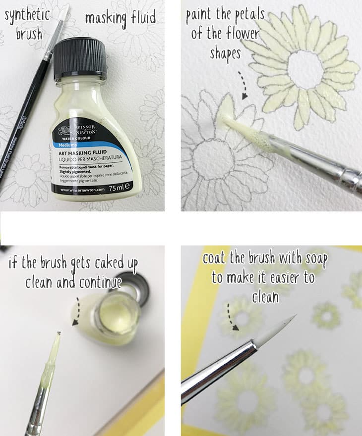 watercolor masking fluid