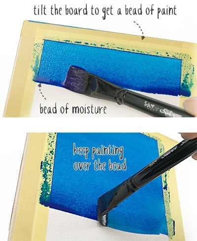 Making a Painting Board for Wet-on-Wet Painting