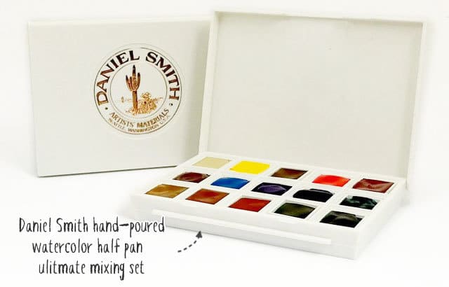 daniel smith watercolor pan set