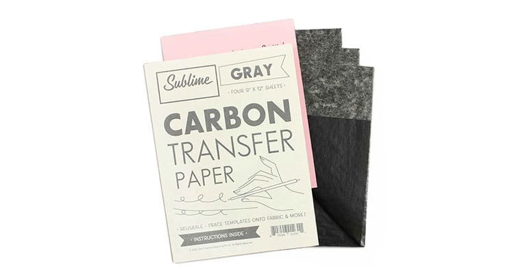 How to Trace onto Dark Paper  White Tracedown Carbon 