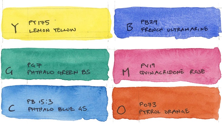 6 color secondary palette