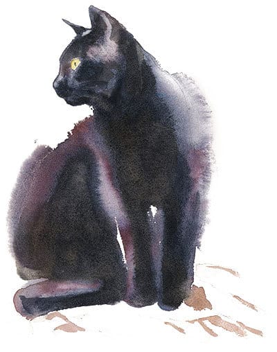 is watercolor toxic to cats