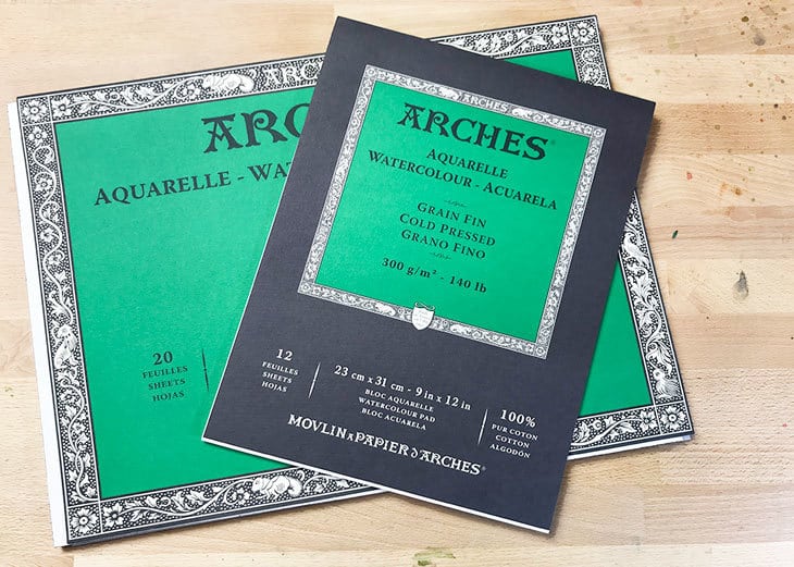 Arches Watercolor Paper Pad - 9 x 12, Hobby Lobby