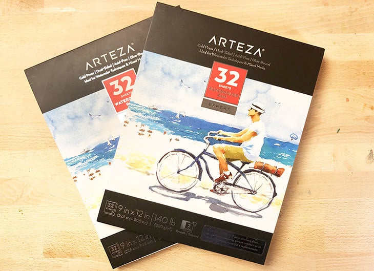 Shop Arteza Watercolor Pad Pack and Professio at Artsy Sister.