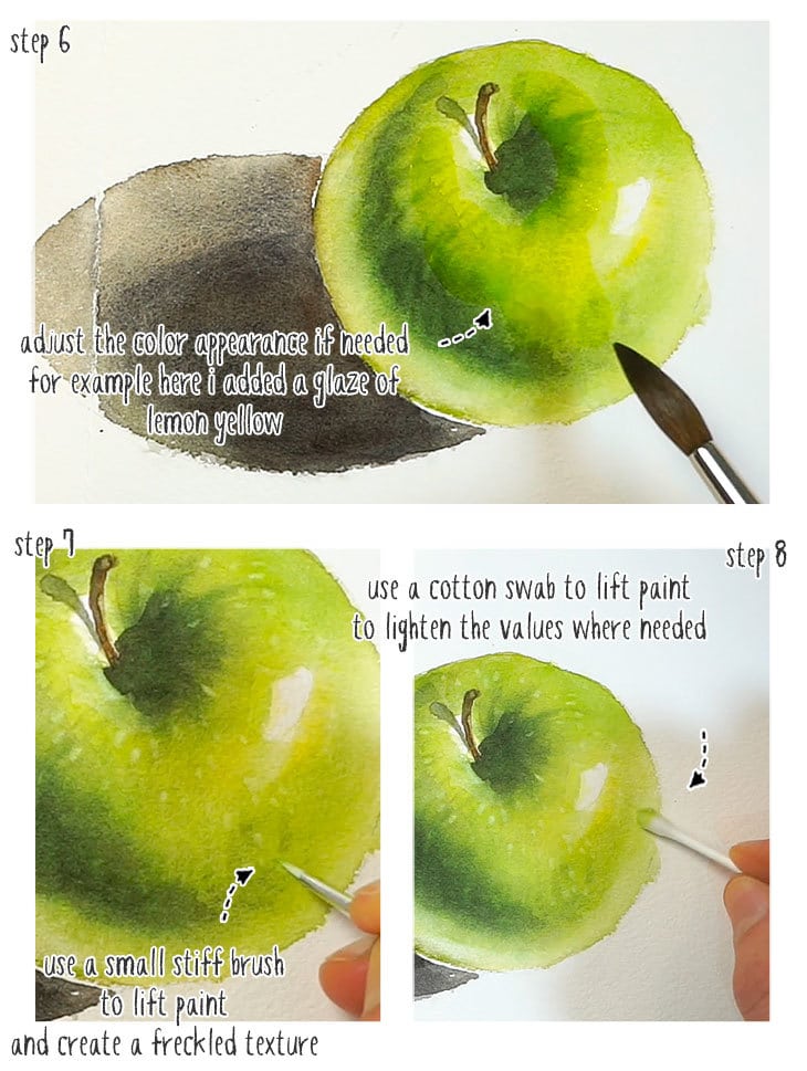 realistic watercolor step by step part 2