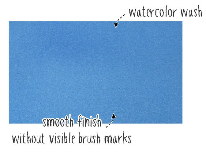 what is a watercolor wash