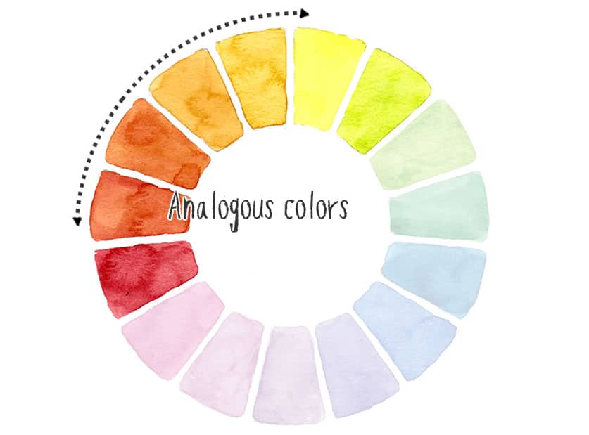 analogous fall color range