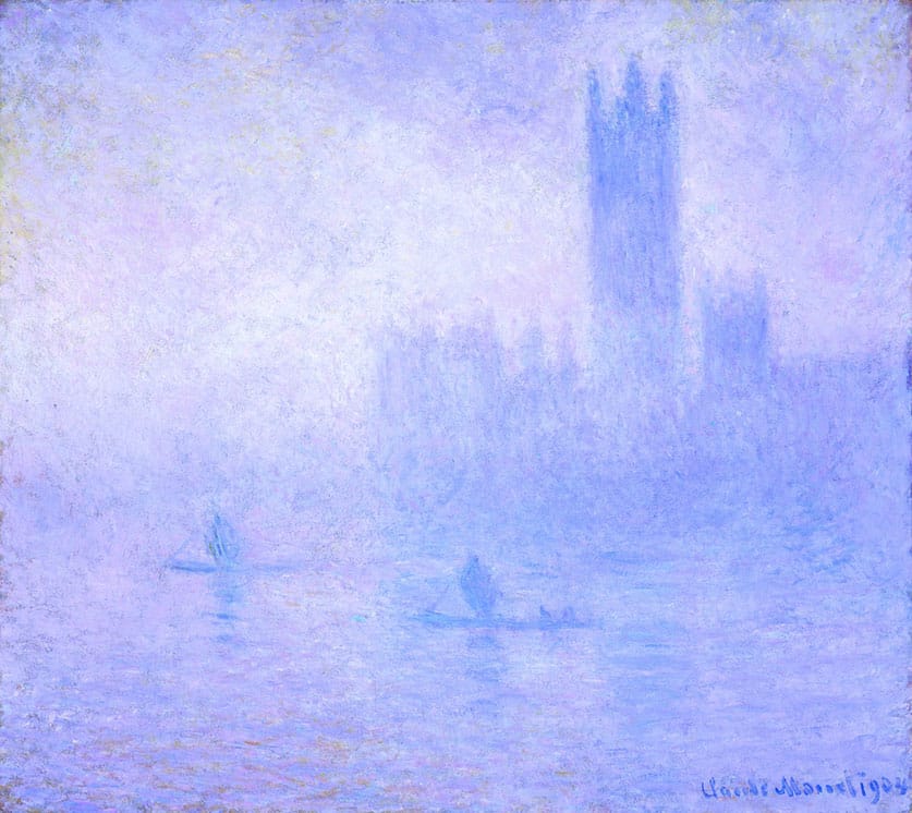 claude monet high key painting