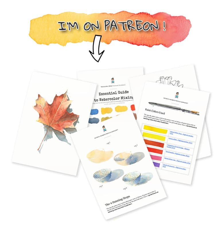 Hot Press vs Cold Press Watercolour Paper Comparison, Watercolour  Demonstration, Loose Watercolo…