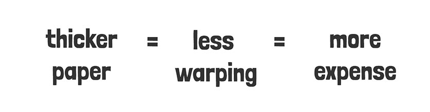 thickness vs warping vs price