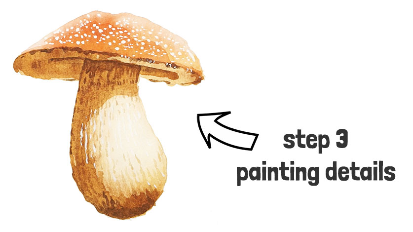 mushroom painting step 3