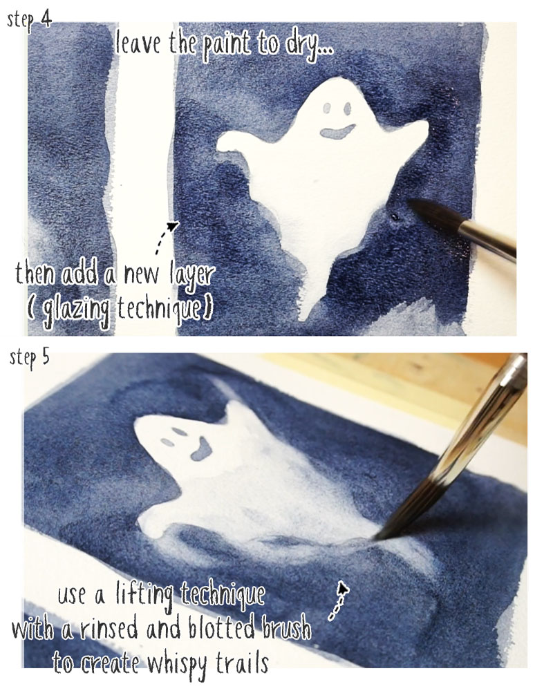 watercolor ghosts stage 02