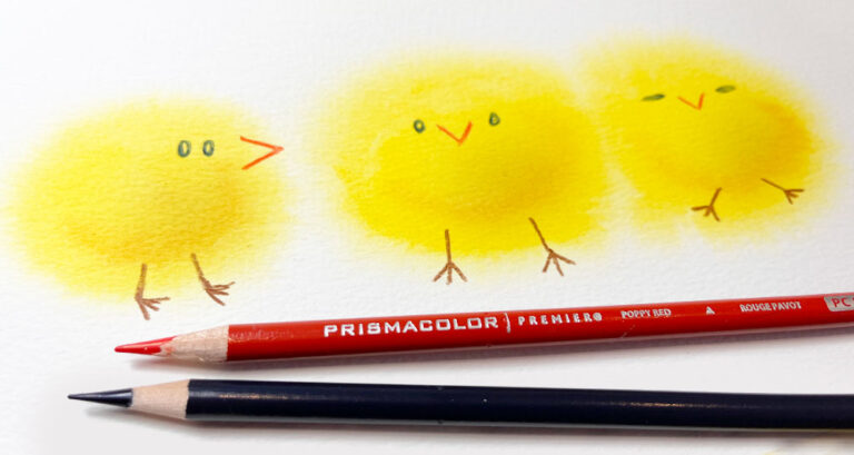 Easy Easter Watercolor Painting (Wet-on-Wet)