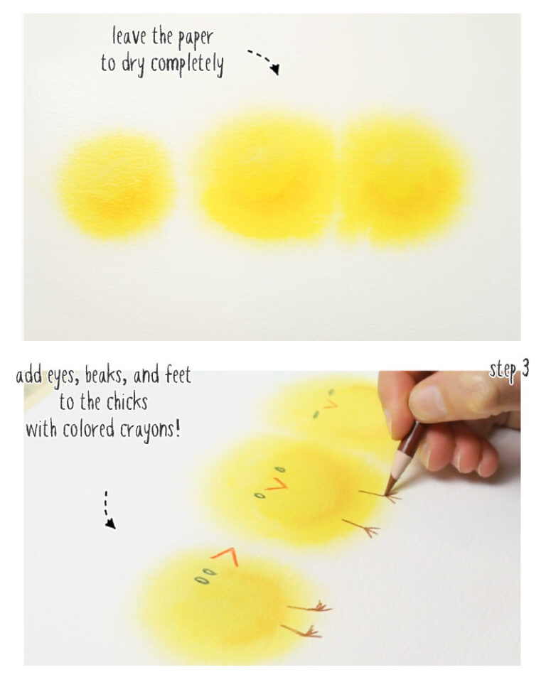 Easy Easter Watercolor Painting (Wet-on-Wet)