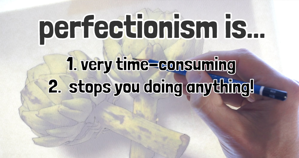 the problem with trying to be perfect