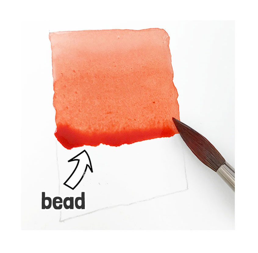 watercolor bead
