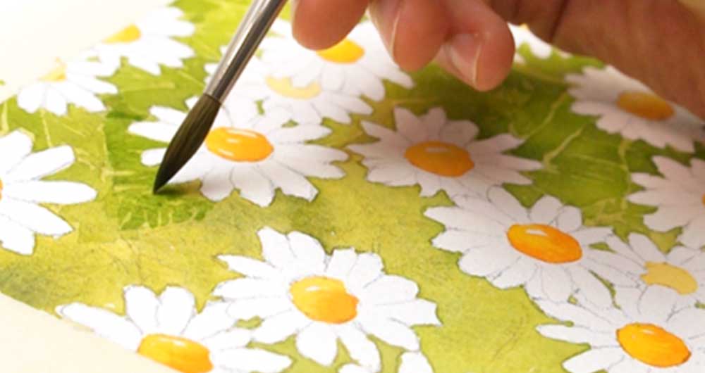 Painting White Flowers Without White!